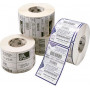 Zebra Z-Perform 1000D etiquetas de papel adhesivo permanente, 50,8 x 12,7 mm, 4650 etiquetas, 1 rollo (880175-012D)