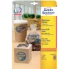 Avery Zweckform L7110-25 etiquetas, adhesivo permanente, marrón natural, 62 x 42 mm, 450 uds. (25 hojas x 18)