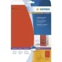 HERMA etiquetas para archivo Special adhesivo permanente, papel mate opaco, rojo, 38 x 297 mm, 100 uds. (20 hojas x 5)
