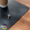 Leitz tapete de escritorio, 700 x 360 mm, piel reciclada, liso, gris oscuro (5385-00-89)