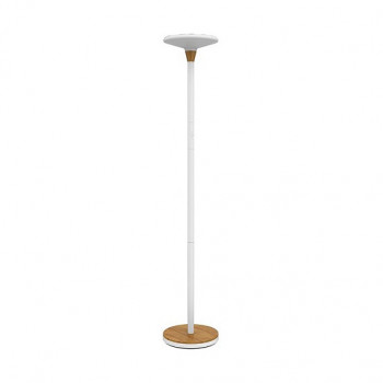 UNiLUX lámpara de pie 44,6 W blanco/bambú