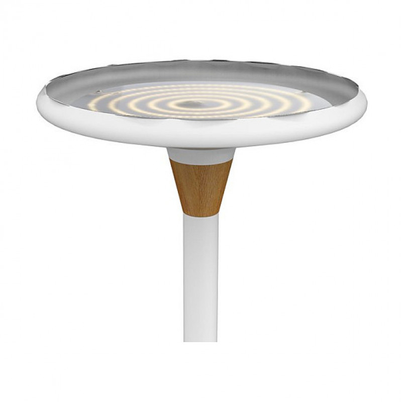 UNiLUX lámpara de pie 44,6 W blanco/bambú