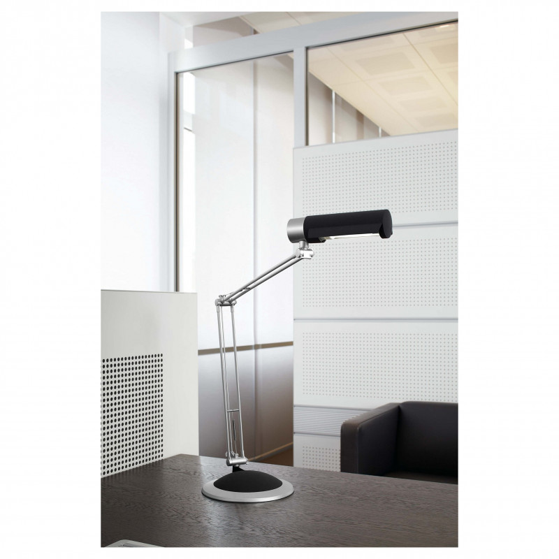 MAUL MAULoffice lámpara de escritorio LED, 9,5 W, plata
