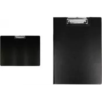 WESTCOTT tablilla con pinza, DIN A3 vertical, negro, cartón resistente con recubrimiento de plástico