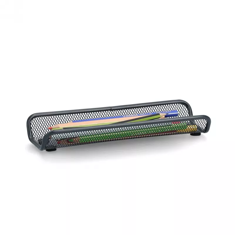 Zeller Bandeja para bolígrafos Meshline 25,0 x 9,2 x 3,5 cm antracita