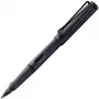 LAMY safari Pluma estilográfica de cartucho, steel black, plumín M (1238794)