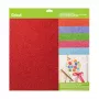 Cricut Cartulina con purpurina Sampler 30 x 30 cm, 10 hojas, Brights (P)