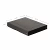 FALKEN PURE Caja de almacenamiento 500 hojas, 24 x 32 x 4 cm, negro
