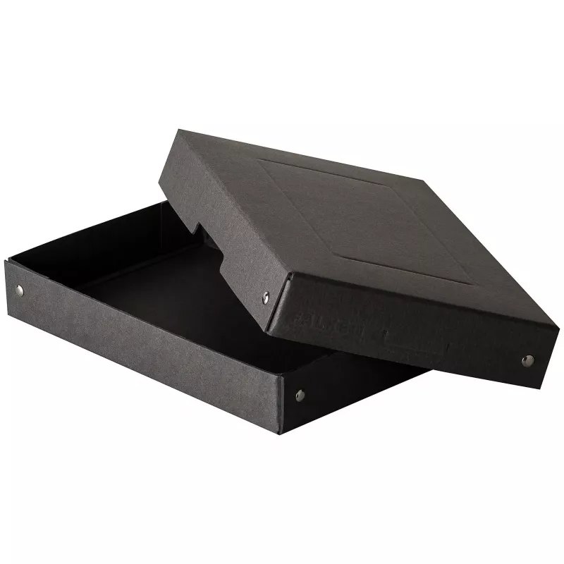 FALKEN PURE Caja de almacenamiento 500 hojas, 18 x 25 x 4 cm, negro