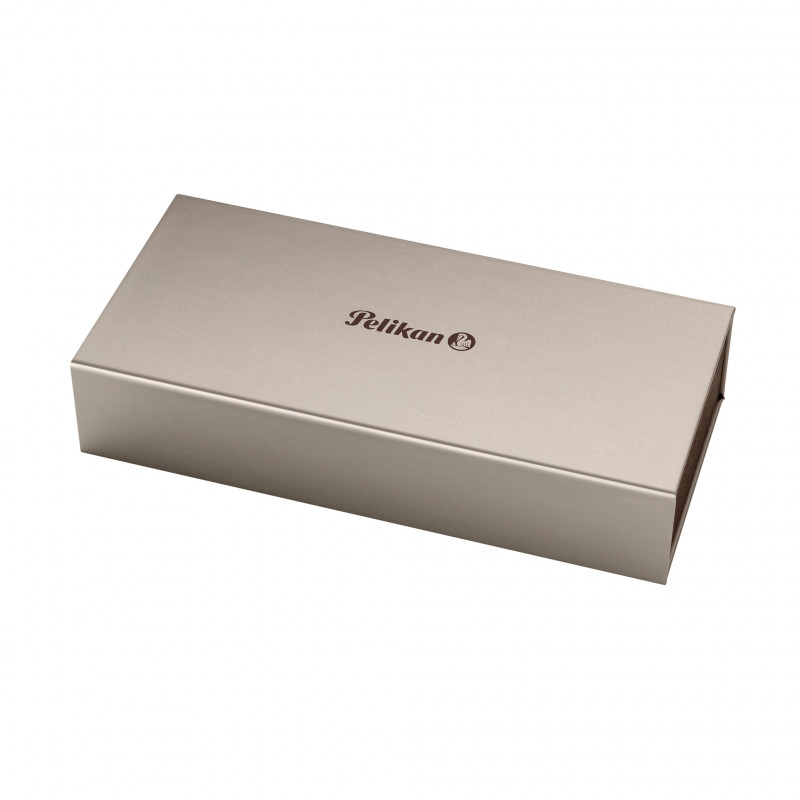 Pelikan Classic M200 estilográfica de émbolo, verde jaspeado