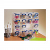 Really Useful Box caja de almacenamiento con 16x cajas de 0,3 l, 37,5 x 12,5 x 31,0 cm, transparente
