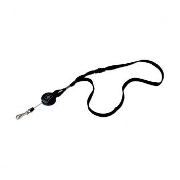 Avery Zweckform 4830 Lanyards con mosquetón, negros, 10 uds.