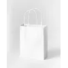 Folia Bolsas de asa 12,5 x 15,0 cm blanco
