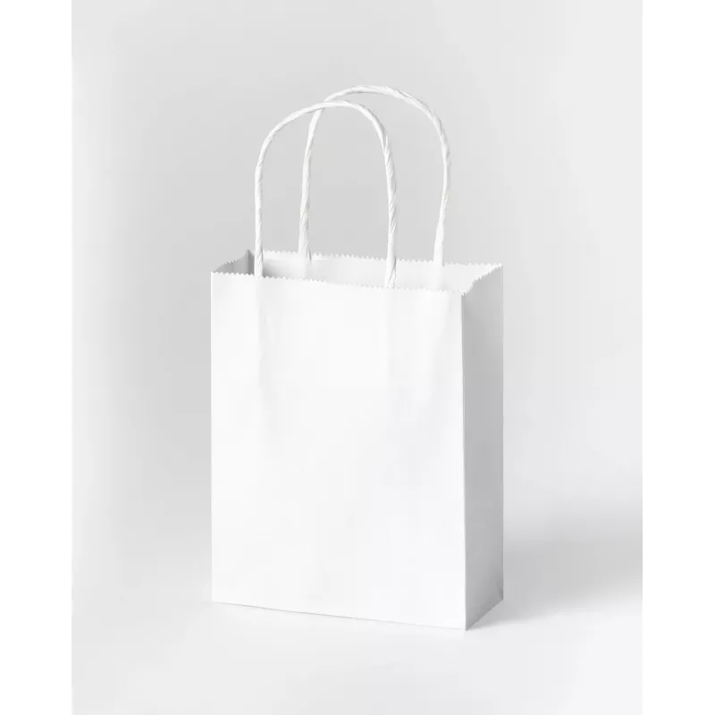 Folia Bolsas de asa 12,5 x 15,0 cm blanco