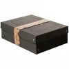 FALKEN PURE Caja de almacenamiento 7,0 l negra 24,0 x 32,0 x 10,0 cm