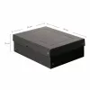 FALKEN PURE Caja de almacenamiento 7,0 l negra 24,0 x 32,0 x 10,0 cm