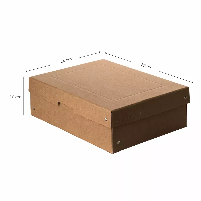 FALKEN PURE Caja de almacenamiento 7,0 l marrón 24,0 x 32,0 x 10,0 cm