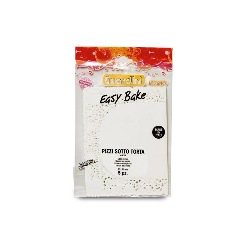Guardini blondas decorativas de papel Easy Bake 30 x 40 cm, 5 uds.