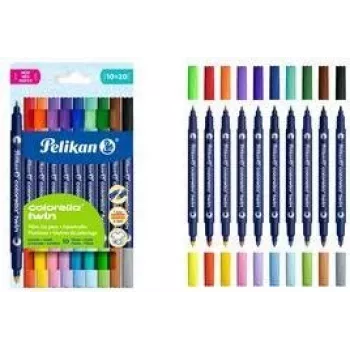 Pelikan Colorella Twin rotuladores de colores surtidos, 10 uds.