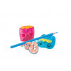 Pelikan Flower sacapuntas doble con depósito, azul (700702)