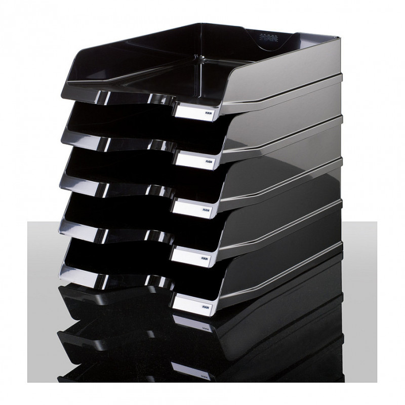 HAN Papeleras DIN C4, negro
