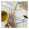 Oxford Flash Fichas, 80 hojas, rayadas, varios colores