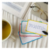 Oxford Flash Fichas, 80 hojas, rayadas, varios colores