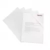 Falken Fundas de plástico DIN A4, superficie gofrada, 0,09 mm, transparente