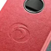 Archivador herlitz lomo 8 cm DIN A4 cartón rojo marmolado