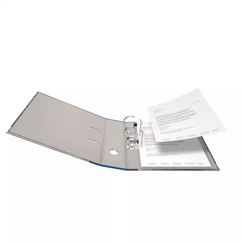 Archivador de reciclaje FALKEN A4, 8 cm, azul marmolado