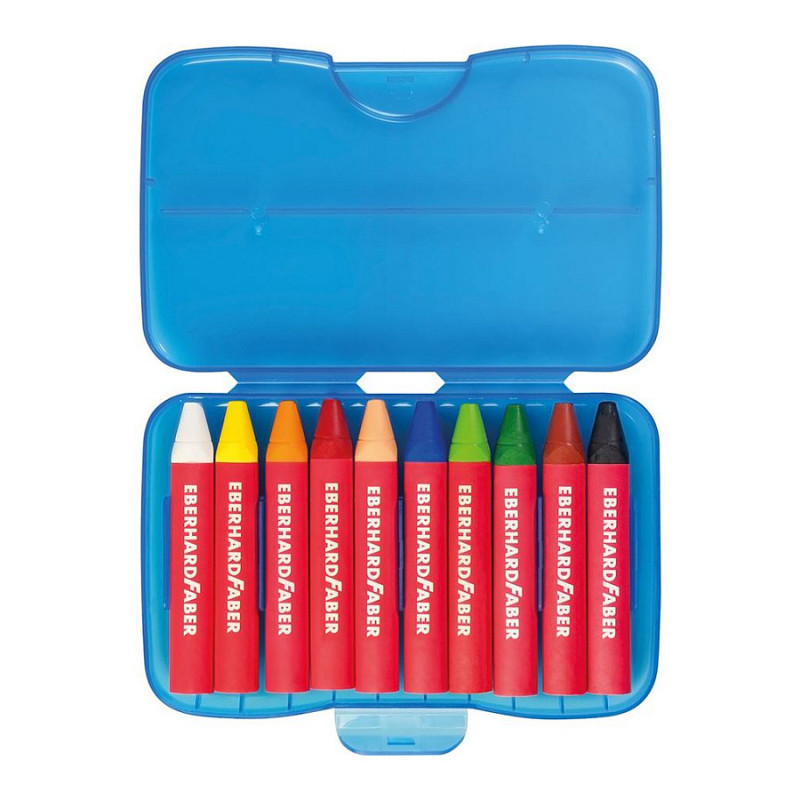 Ceras de colores Eberhard Faber, 10 uds.