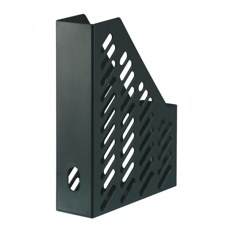 HAN Revista soporte, plástico reciclado, negro, DIN C4