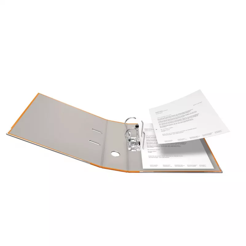 FALKEN Color Archivador, plástico, 8 cm, DIN A4, naranja
