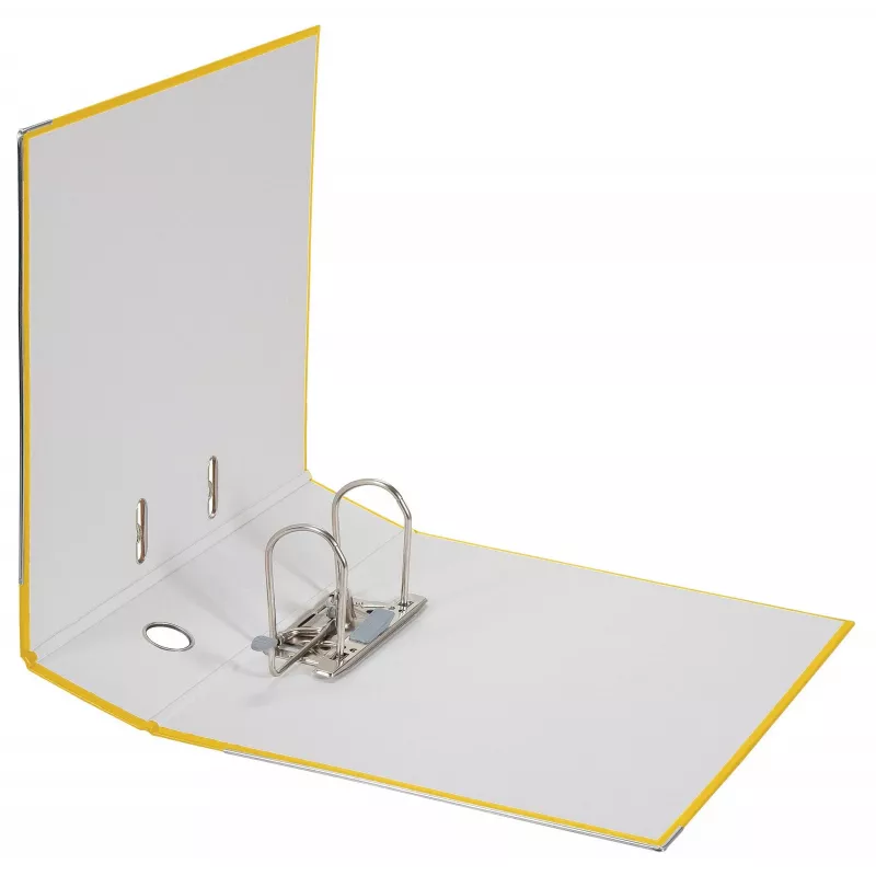 FALKEN Color Archivador DIN A4, 8 cm, plástico, amarillo