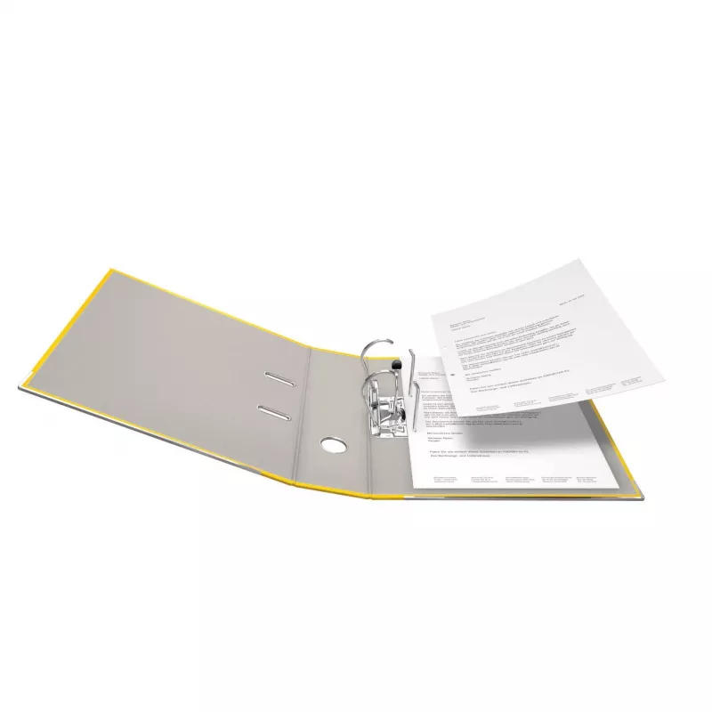 FALKEN Color Archivador DIN A4, 8 cm, plástico, amarillo