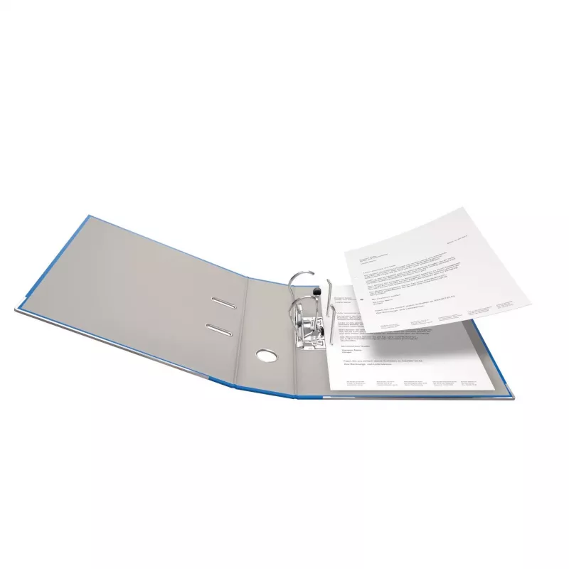 FALKEN Color Archivador DIN A4, 8 cm, plástico, aqua