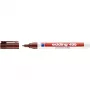 Rotulador permanente edding 400, 1 mm punta redonda, recargable, marrón