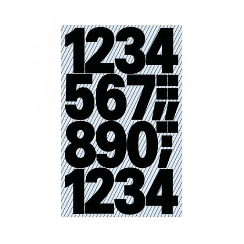 Números adhesivos AVERY Zweckform 3785 números, negros, 25,0 mm, 48 etiquetas