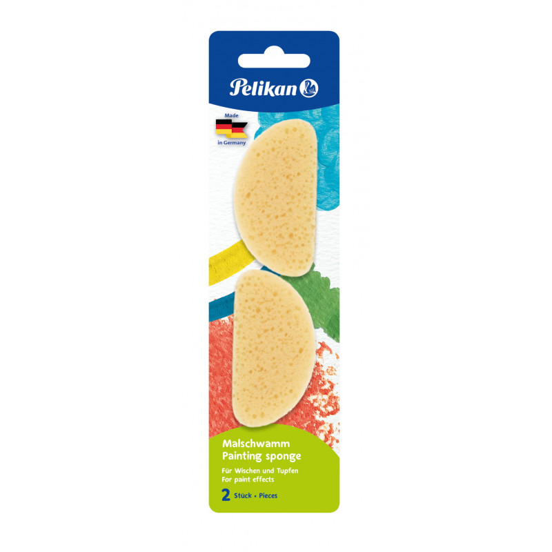 Pelikan esponjas de pintura amarillas