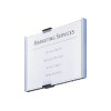 Durable INFO SIGN placa de puerta, 210 x 148,5 mm, plata metalizado (480523)