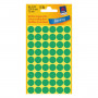 Avery Zweckform 3143 puntos de marcado, Ø 12 mm, verdes, 270 uds.