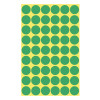 Avery Zweckform 3143 puntos de marcado, Ø 12 mm, verdes, 270 uds.