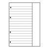 OXFORD Recambio para archivador A4 rayado, 50 hojas