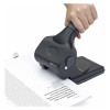 Rapesco ALU 65 Perforadora de archivo, negro