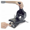 Rapesco ALU 65 Perforadora de archivo, negro