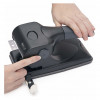 Rapesco ALU 65 Perforadora de archivo, negro