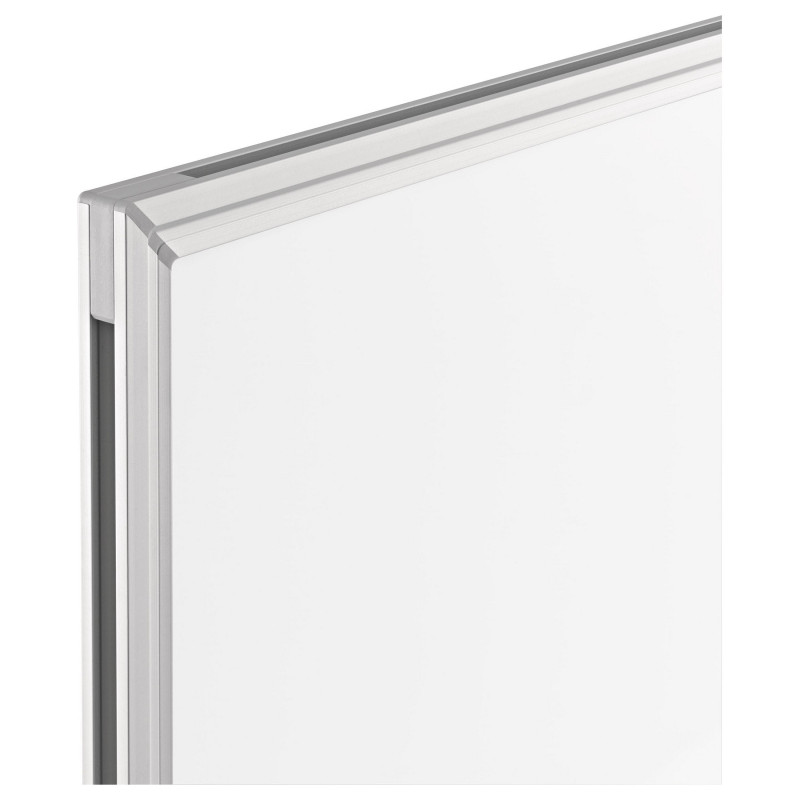 magnetoplan Pizarra blanca 90 x 60 cm, acero lacado blanco