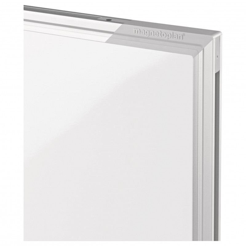magnetoplan Pizarra blanca 90 x 60 cm, acero lacado blanco