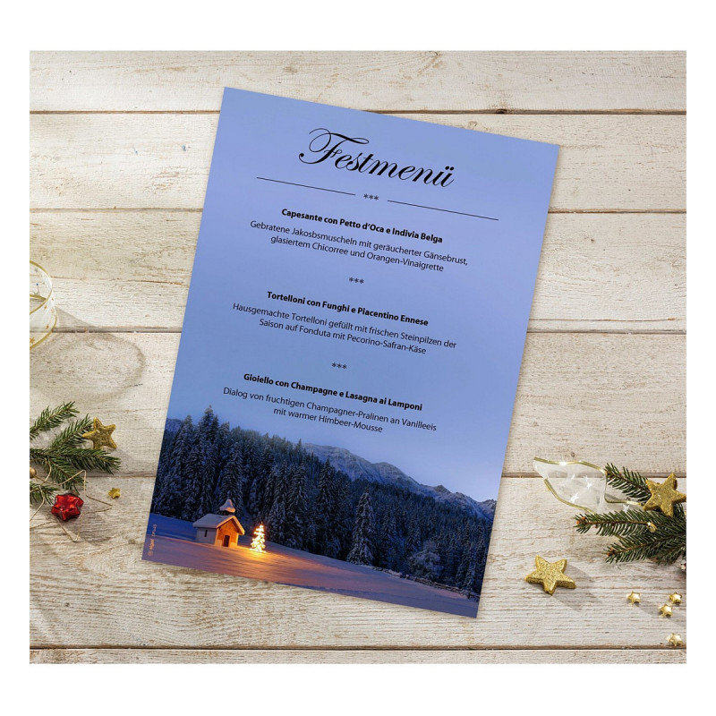 Papel de cartas navideño SIGEL motivo capilla navideña DIN A4 90 g/m² 100 hojas