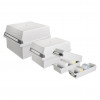 Fichero HAN con tapa DIN A5 para 1.300 fichas, gris (955-11)